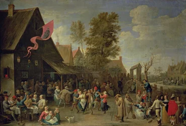 Die Weihe einer Dorfkirche, um 1650